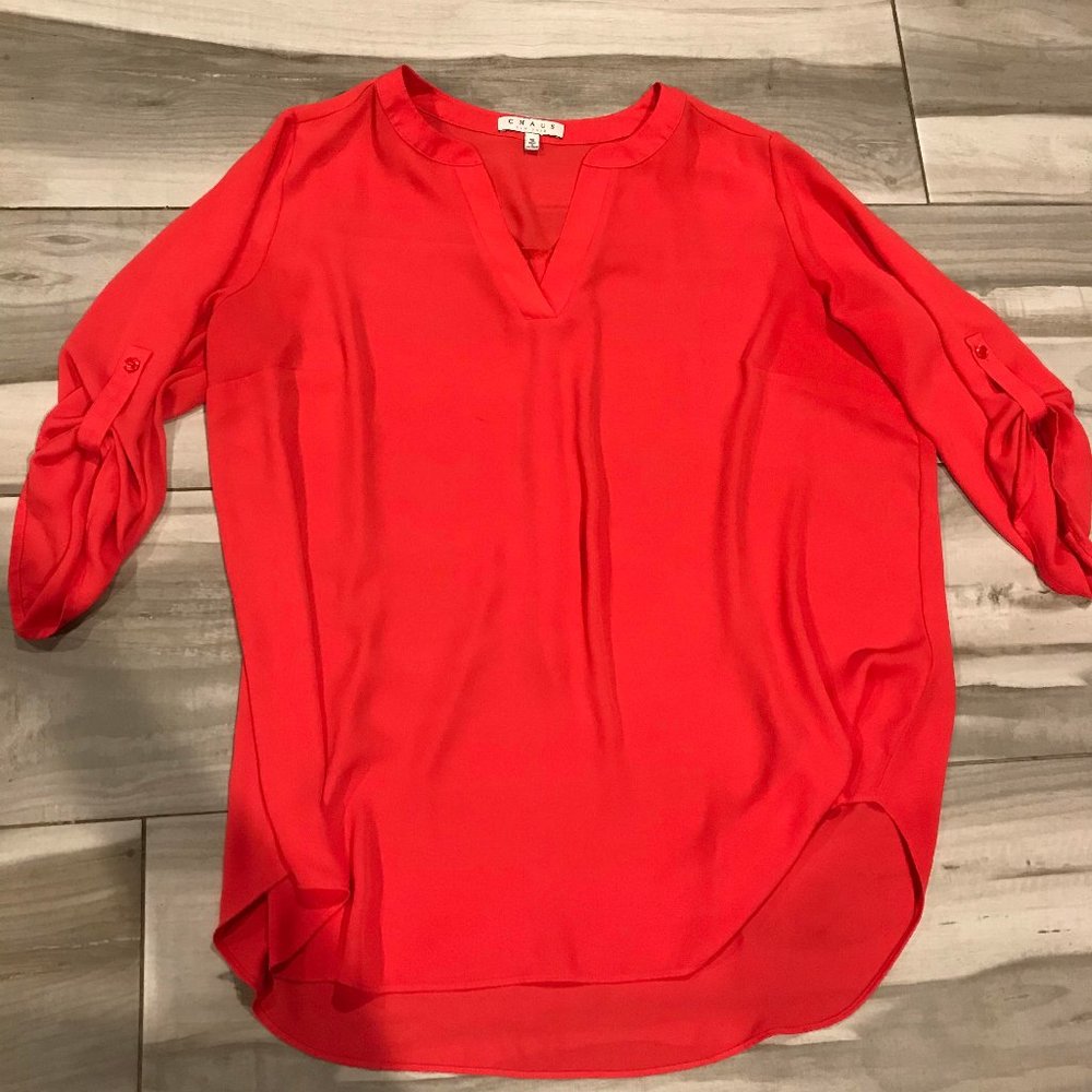 Coral Blouse